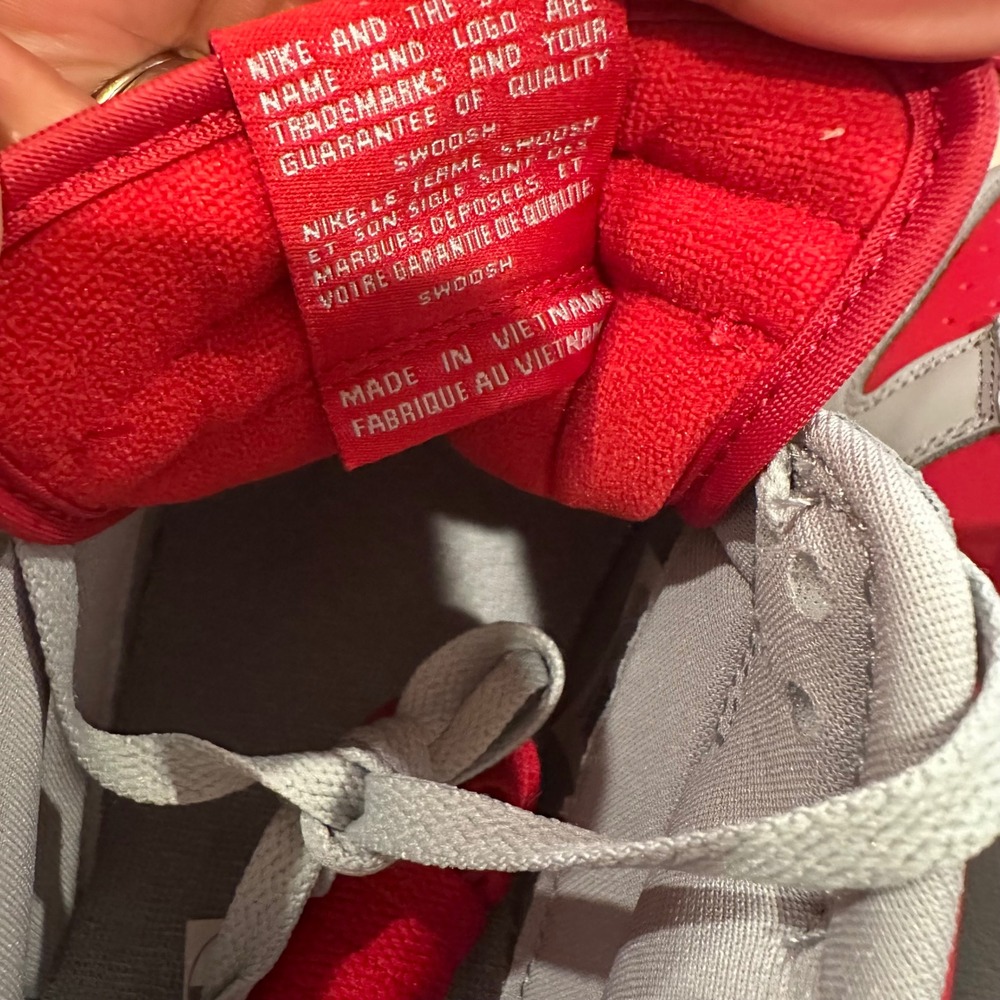 Nike Dunk Low Size 12 Red Silver Reverse Ultraman FQ6965-600 Retro Streetwear - Picture 8 of 11